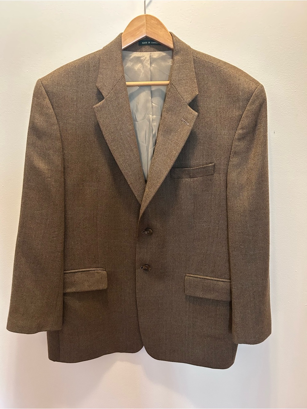 Ralph Lauren Men's Brown Two-Button Sport Coat